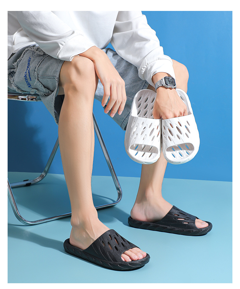 Chaussons unisexes respirants et à séchage rapide à bout ouvert detail 1