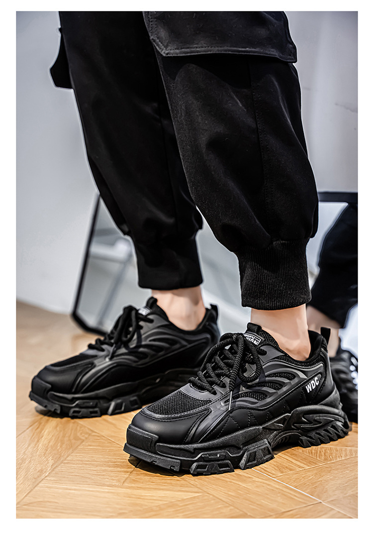 Men's Breathable Platform Chunky Casual Sneakers detail 13