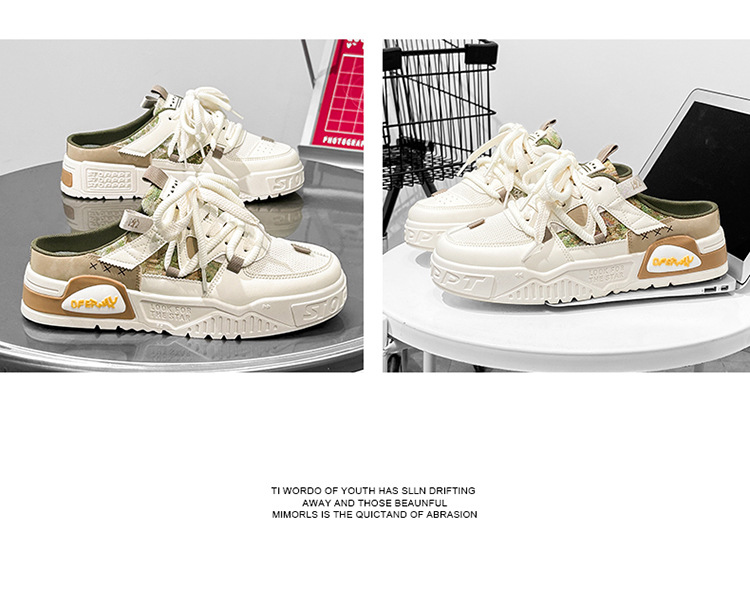 Chaussures casual sans lacets respirantes pour homme au design colorblock detail 15