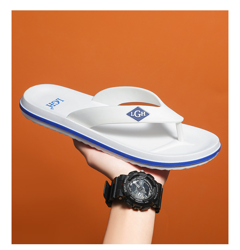 Men's Lightweight Waterproof Non-Slip Flip-Flops detail 4