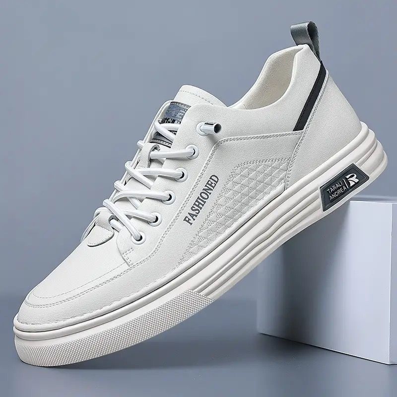 Herren Freizeitschuhe aus PU-Leder zum Schnüren