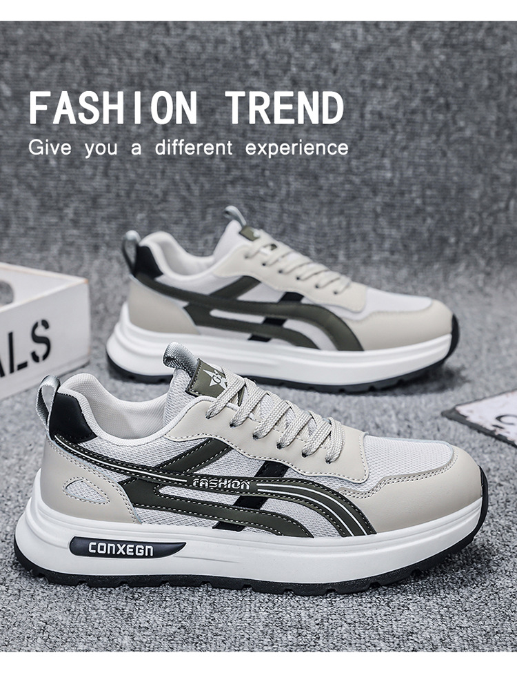 Sneakers da uomo traspiranti stringate con suola ammortizzata detail 14