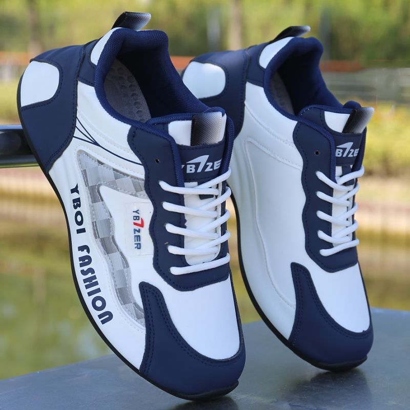 A109 White Blue [Cotton Shoes Style]
