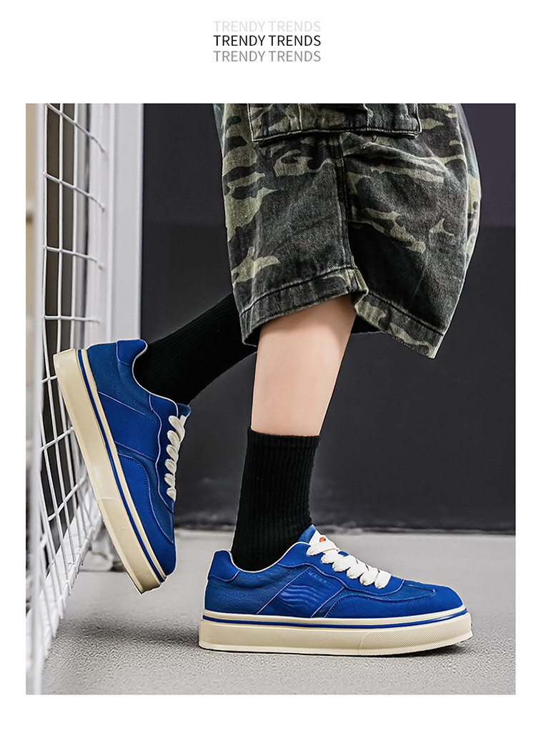 Herren Freizeitschuhe mit Schnürung, Colorblocking & Plateau detail 16