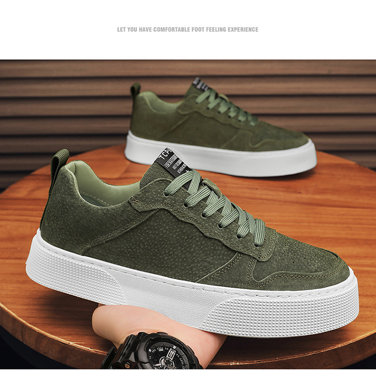 Atmungsaktive Herren-Skateschuhe mit Schnürung & Plateau detail 7