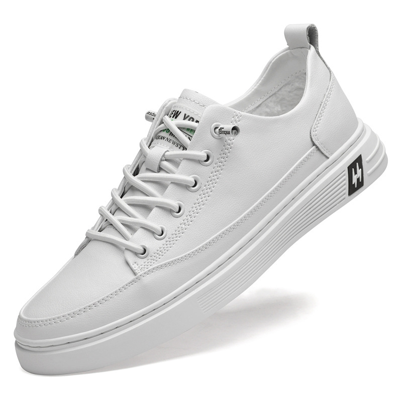 White fleece lined