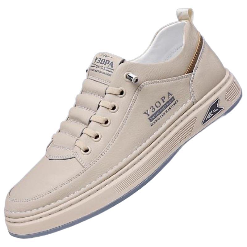 Klassische PU-Leder Freizeitschuhe für Herren – Low-Top Sneaker 6