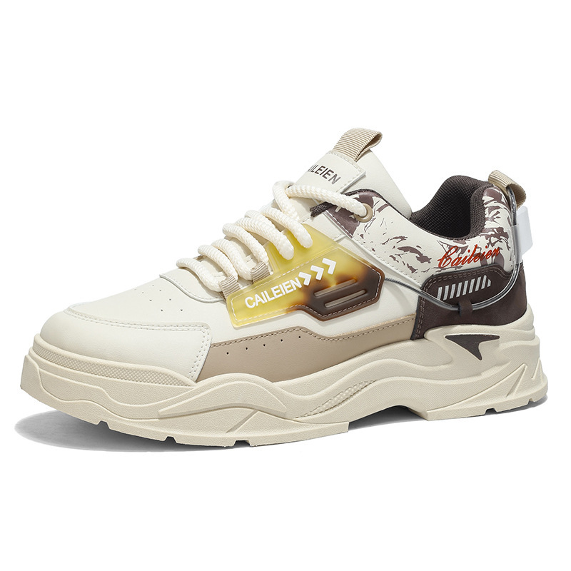 Zapatos casuales de hombre acolchados con diseño color block 6