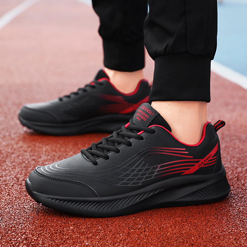 Lichte hardloopschoenen voor heren met veters en demping detail 1