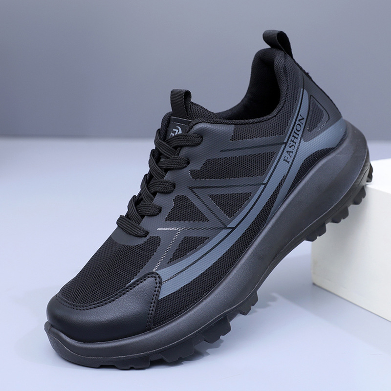 Atmungsaktive Mesh-Sneaker für Herren zum Schnüren