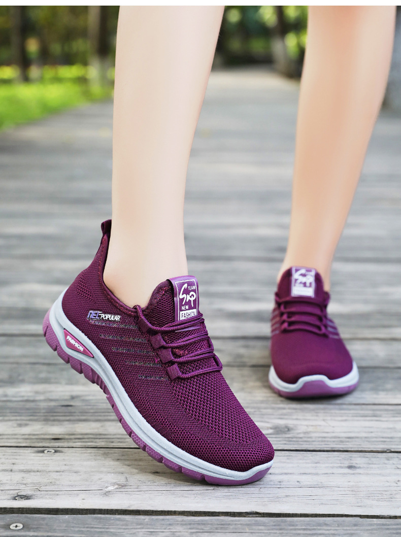 Women's Breathable Knit Lightweight Casual Sneakers detail 10