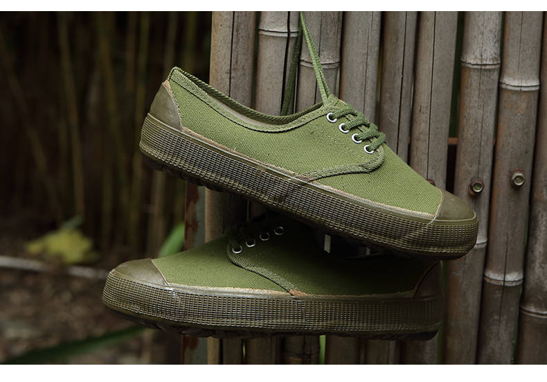 Unisex Vintage Canvas Lace-Up Casual Shoes detail 4