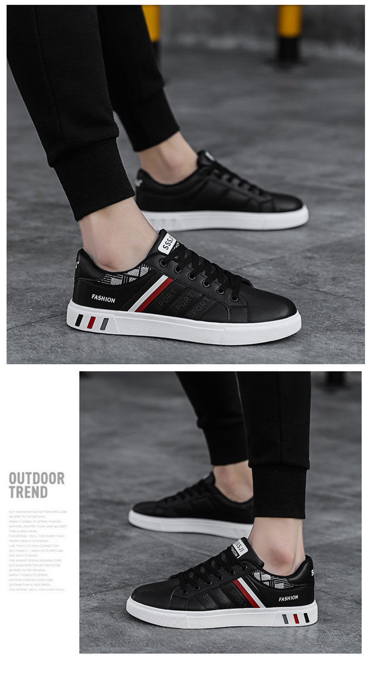 Chaussures casual à lacets pour homme style colorblock detail 13
