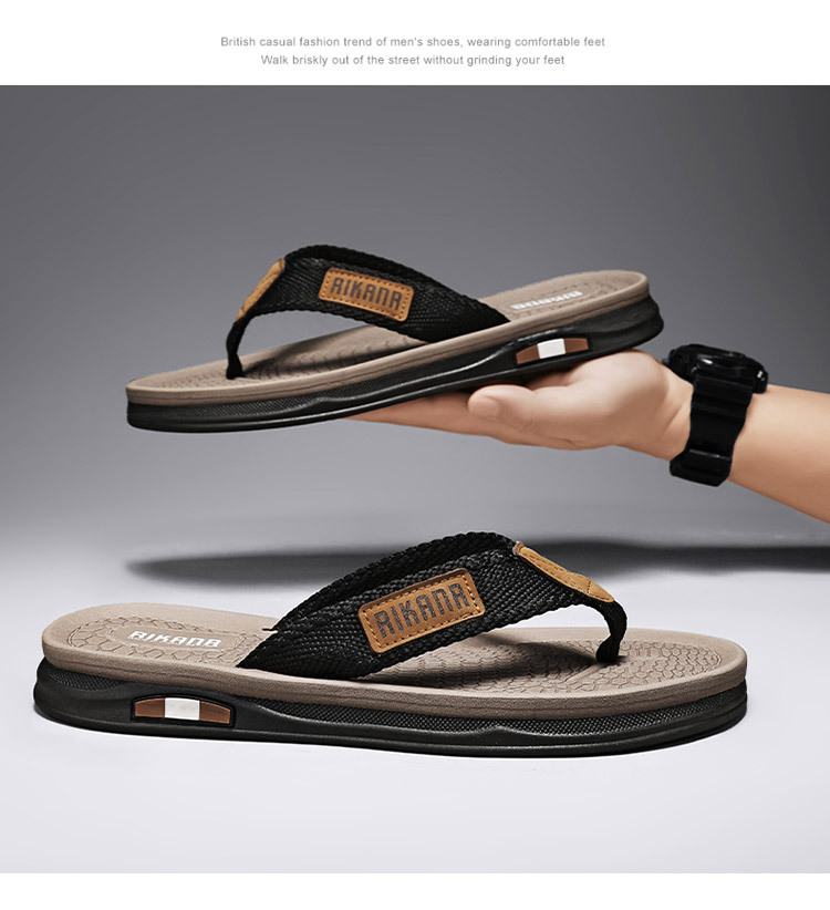 Men's Lightweight Cushioned Non-Slip Flip-Flops detail 10