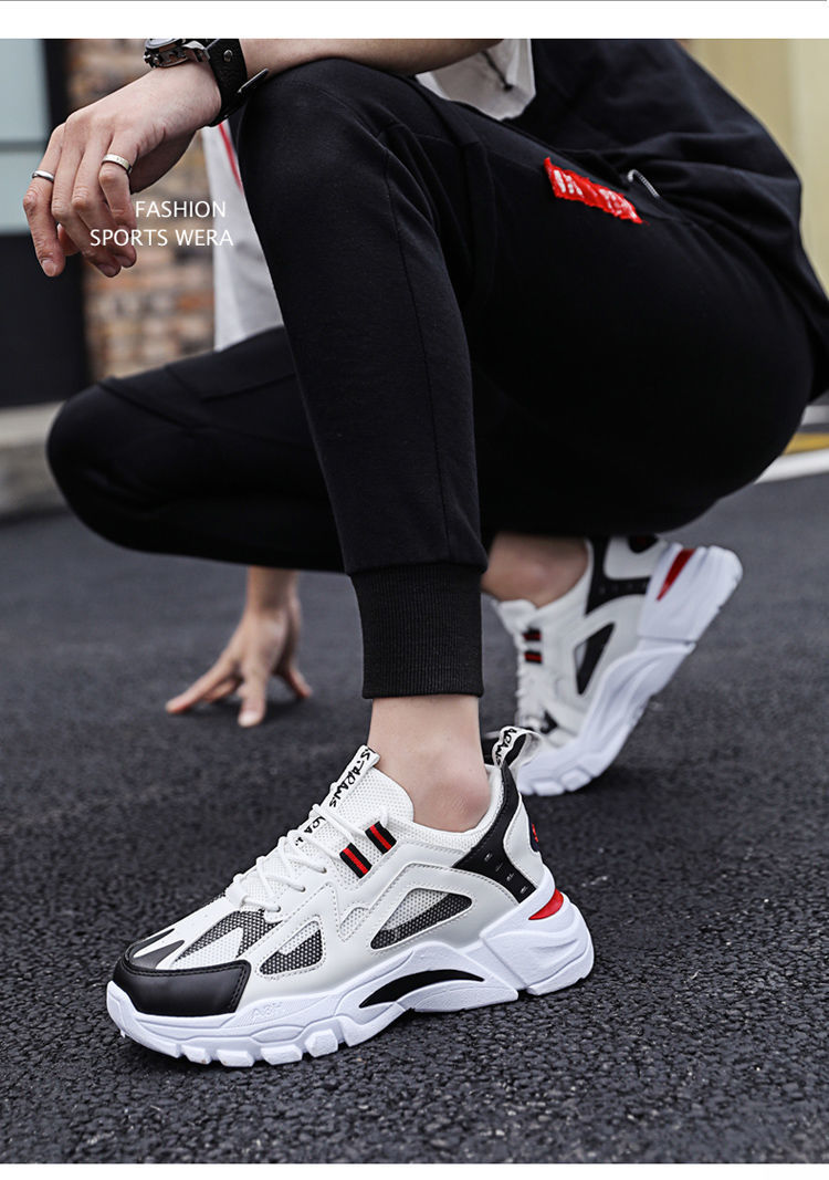Zapatillas de deporte casuales de plataforma y transpirables para hombre detail 3