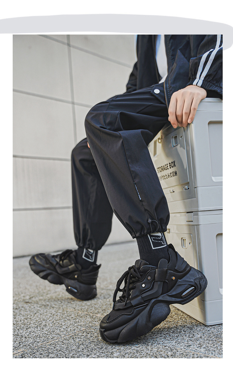 Unisex Chunky Plateau-Sneaker mit Luftpolsterung für den Alltag detail 4