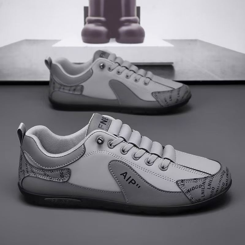 Men's Colorblock Lightweight Lace-Up Casual Shoes 3
