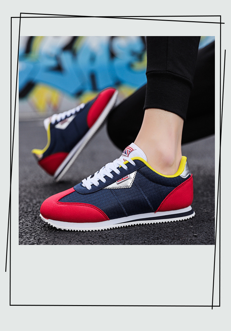 Atmungsaktive, leichte Schnür-Sneaker für Herren im Retro-Look detail 13