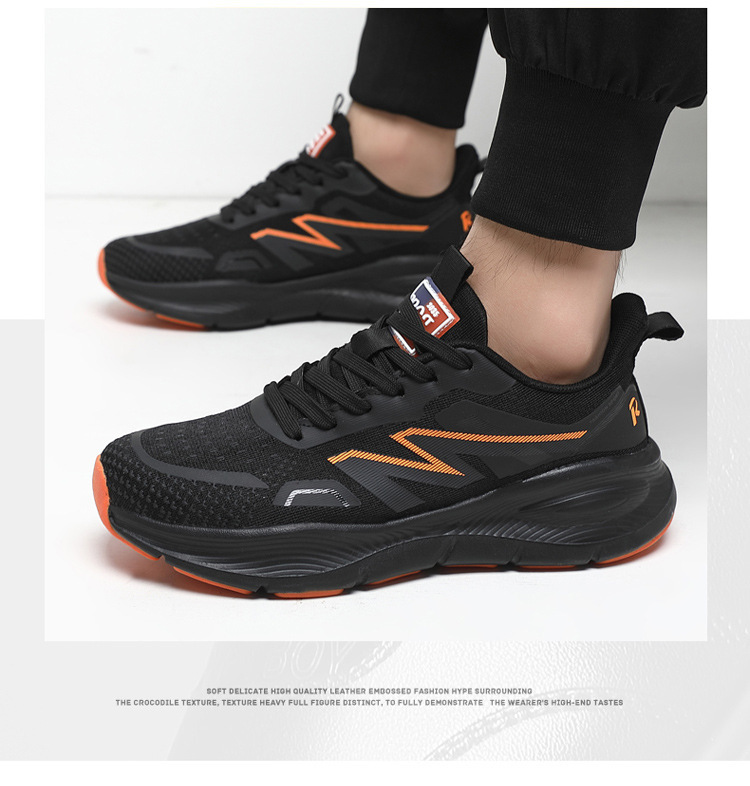 Men's Breathable Lightweight Cushioned Running Shoes detail 7