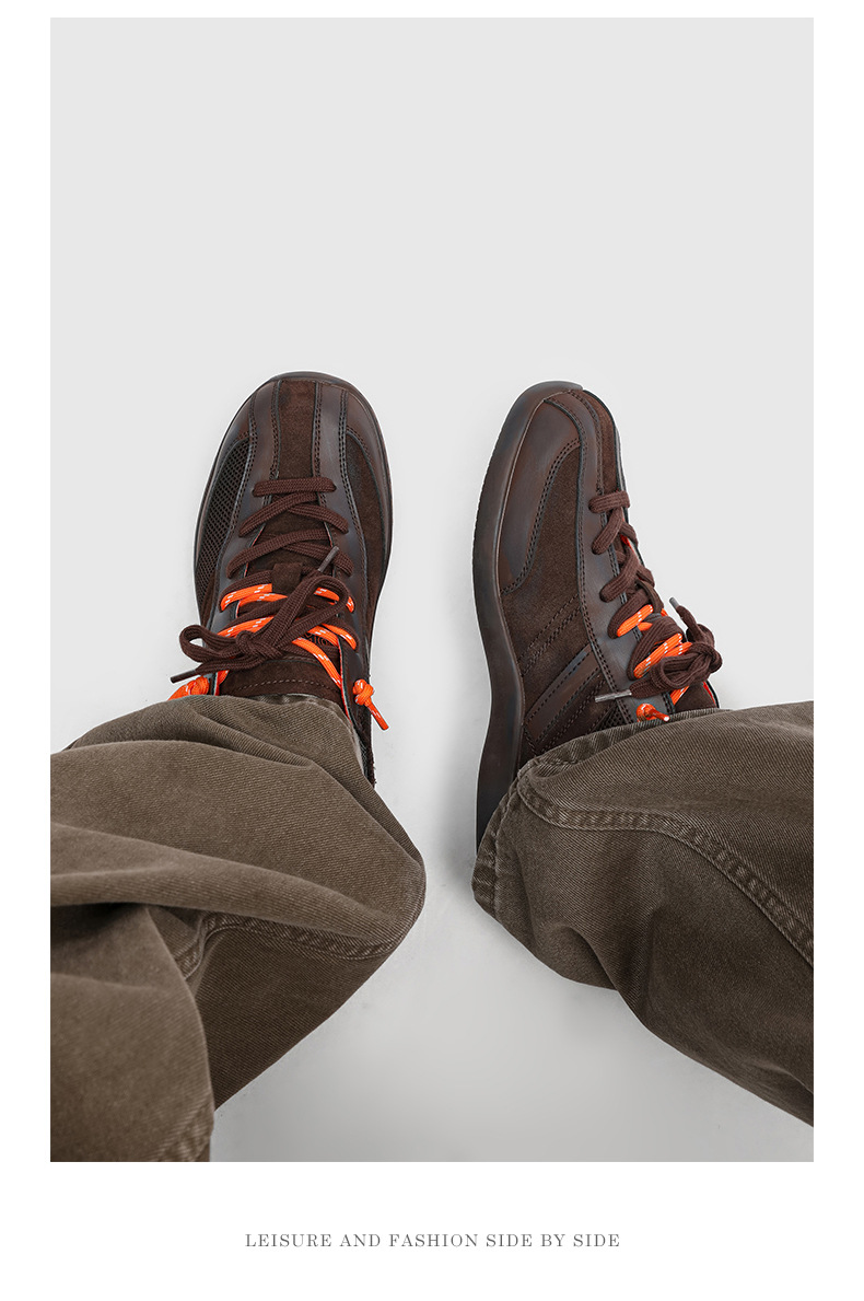 Atmungsaktive Freizeitschuhe für Herren mit Schnürung & Colorblocking detail 4