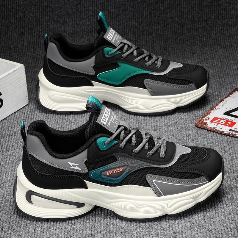 Zapatillas de deporte chunky y transpirables para hombre colorblock 5