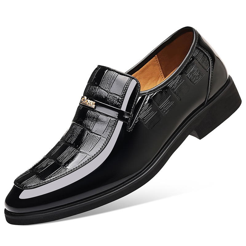 Nette instapschoenen voor heren van PU-leer 6