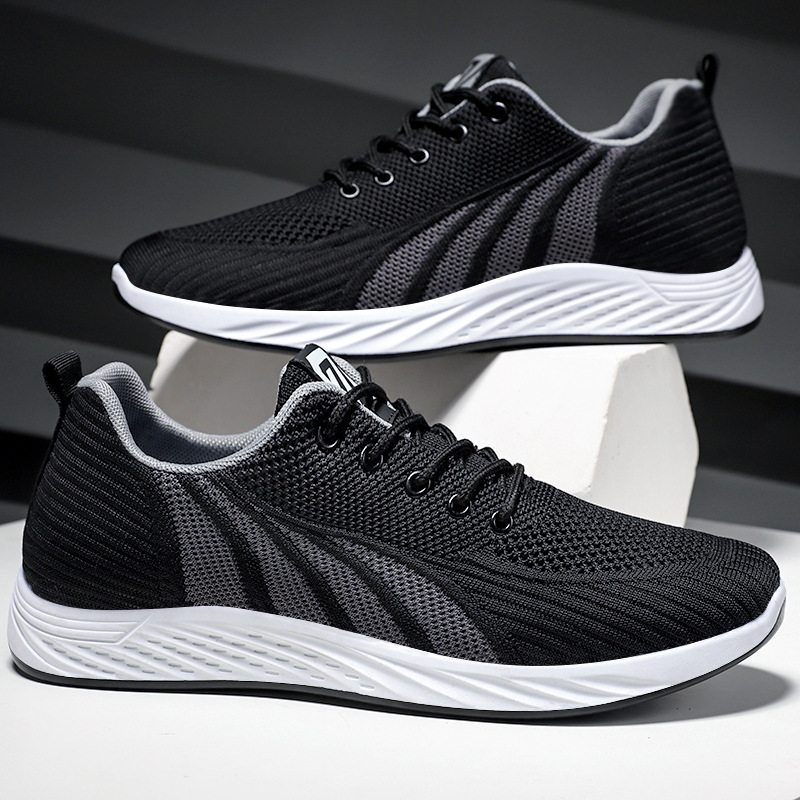 Atmungsaktive, leichte Herren-Laufschuhe aus Mesh detail 1