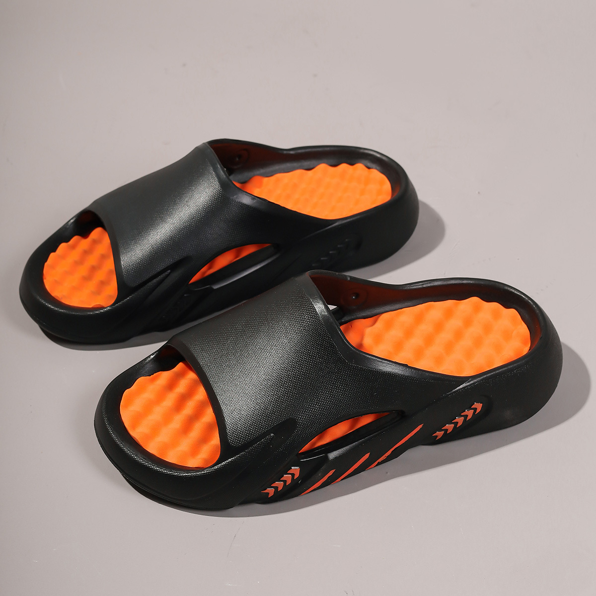 Pantofole unisex imbottite e leggere in EVA a punta aperta detail 9
