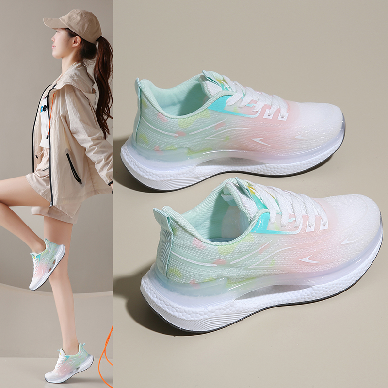 Atmungsaktive, gedämpfte Damen-Laufschuhe mit Schnürung 3