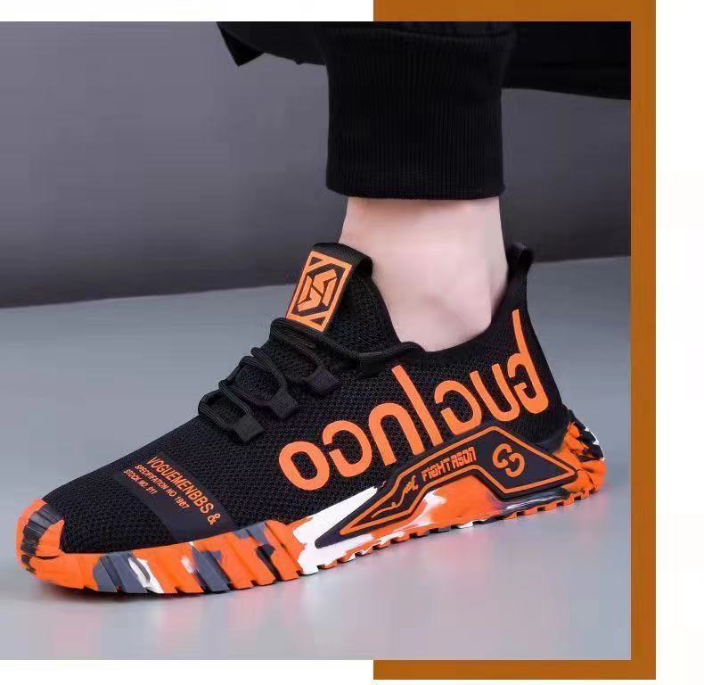 Scarpe da corsa da uomo in mesh traspirante con lacci detail 2