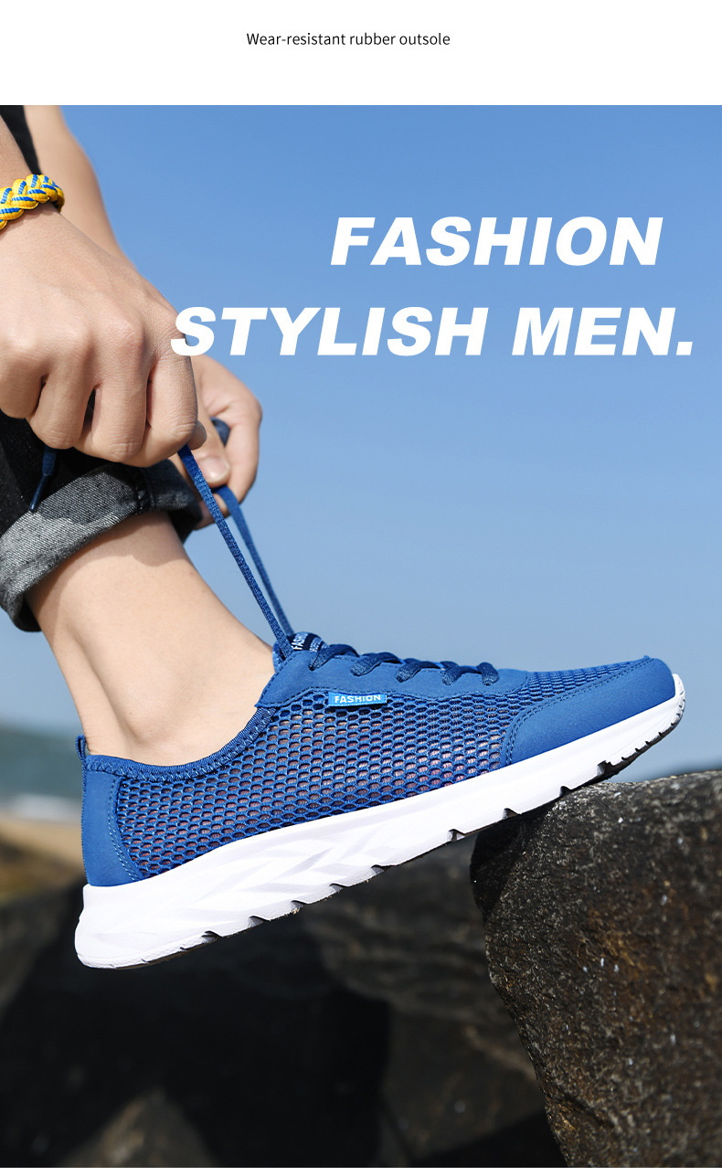 Men's Breathable Mesh Lightweight Casual Shoes detail 3