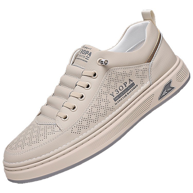 Chaussures casual pour homme respirantes et perforées à lacets 6