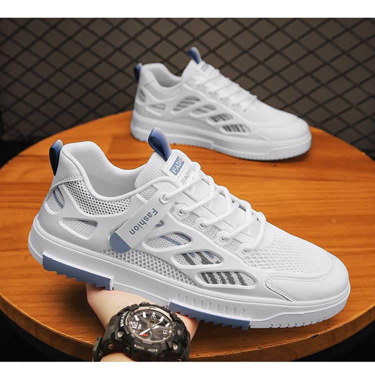 Atmungsaktive, leichte Schnür-Sneaker für Herren detail 3