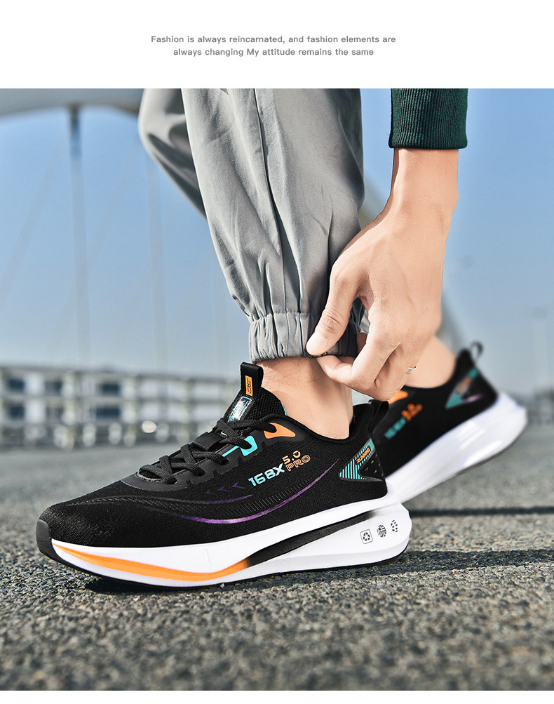 Men's Breathable Cushioned Running Shoes detail 16