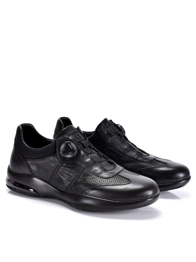 Atmungsaktive Leder-Freizeitschuhe mit Dämpfung für Herren detail 1