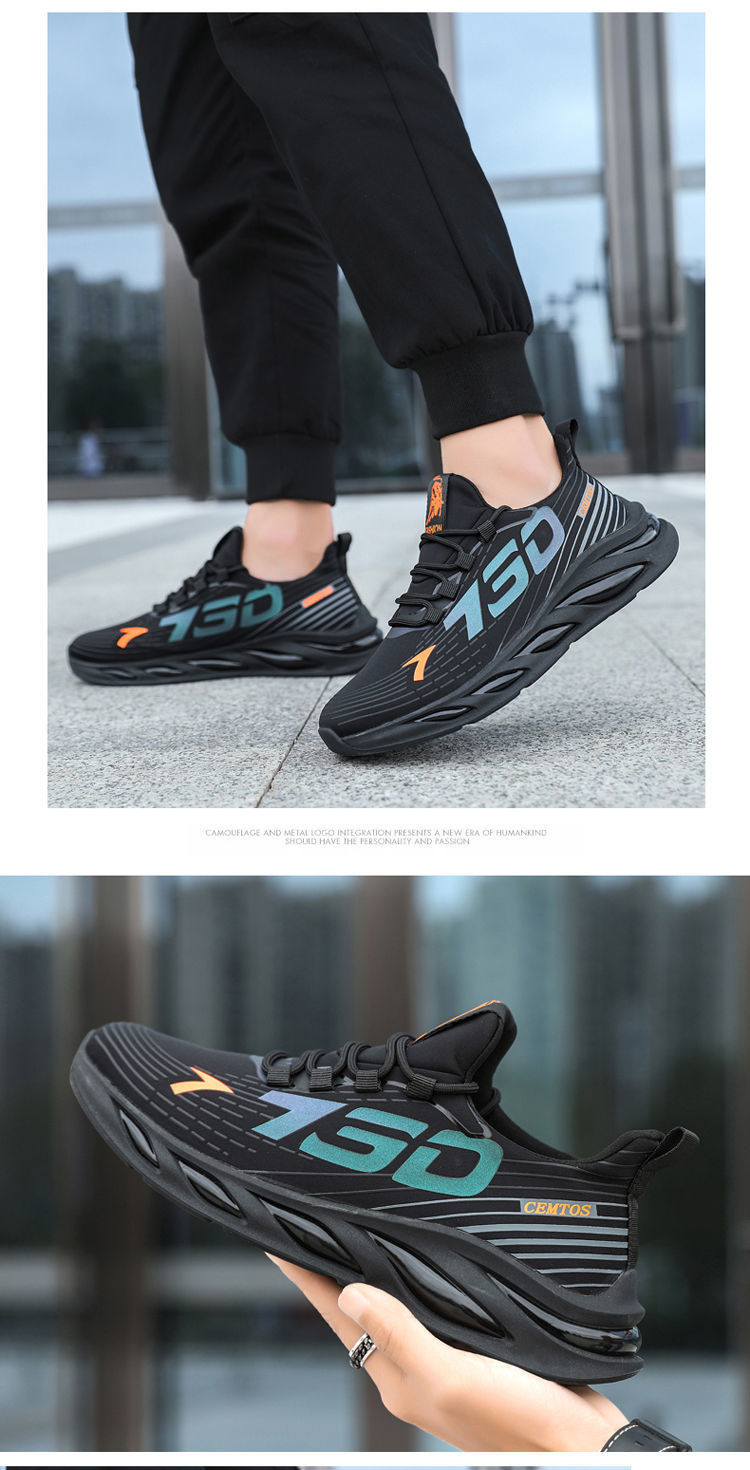 Atmungsaktive gedämpfte Laufschuhe für Herren detail 2