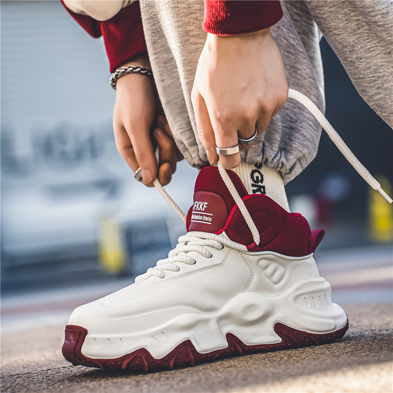 Men's Colorblock Cushioned Platform Sneakers