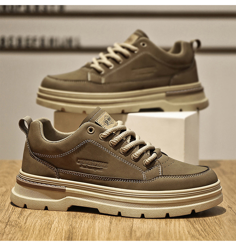 Chaussures casual pour homme à lacets et semelle crantée antidérapante detail 9