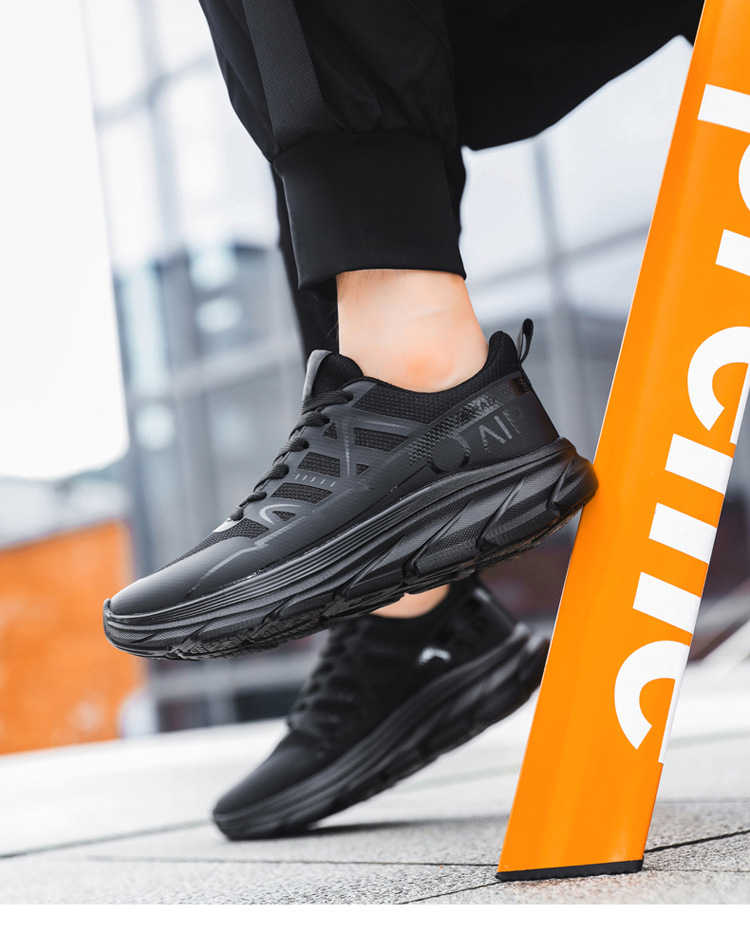 Lichte en ademende heren hardloopschoenen met demping detail 2