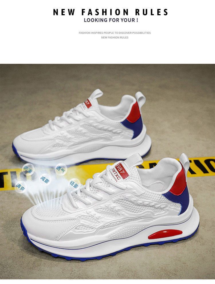 Scarpe sportive da uomo in mesh traspirante e ammortizzate detail 8