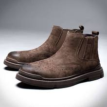 Men's Leather Lace-Up Low-Top Casual Shoes detail 8