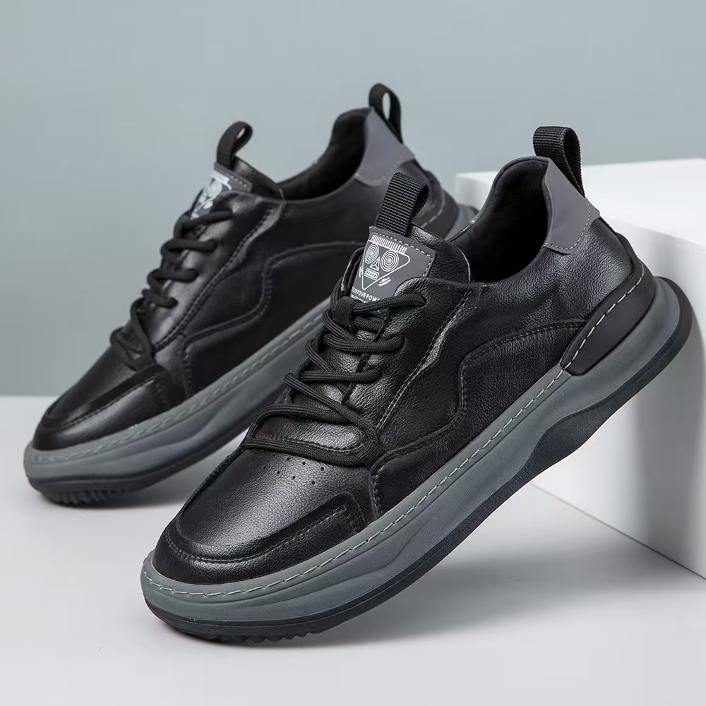 Scarpe casual da uomo stringate antiscivolo 4