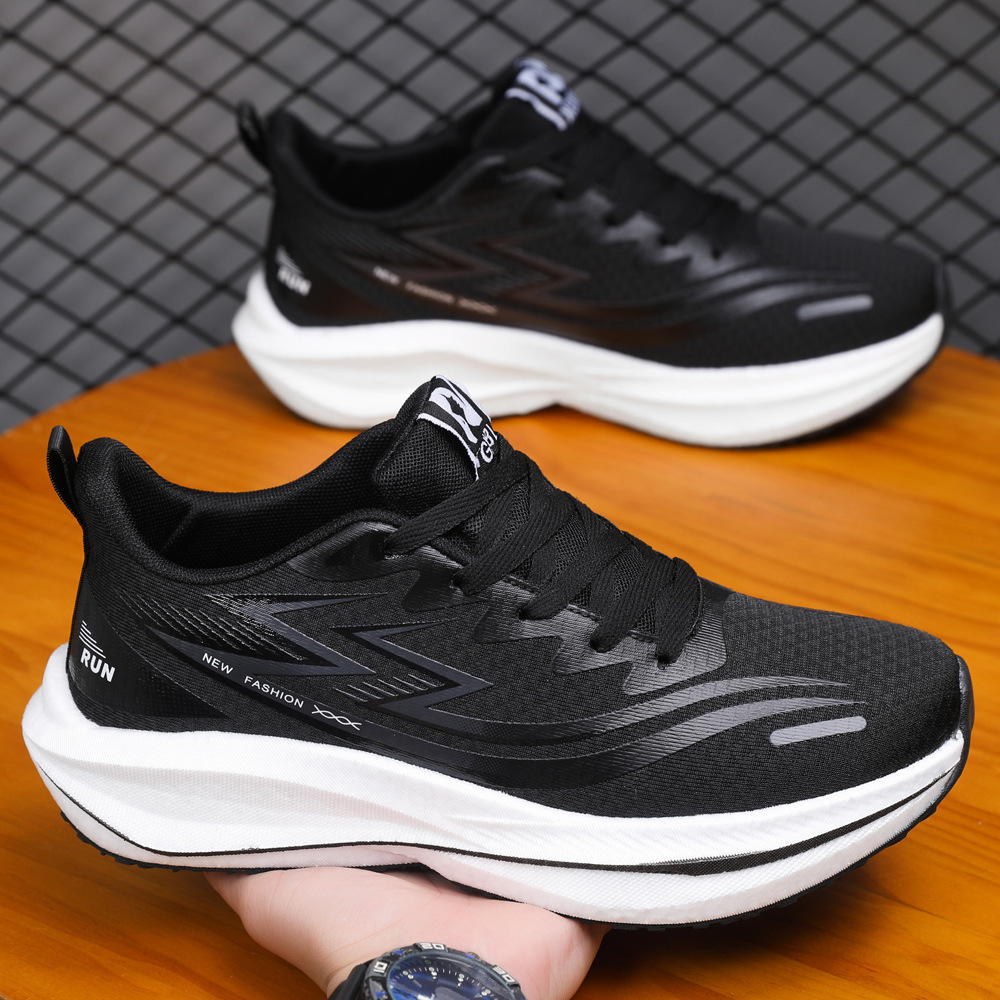 Scarpe da corsa unisex leggere e traspiranti con lacci 4