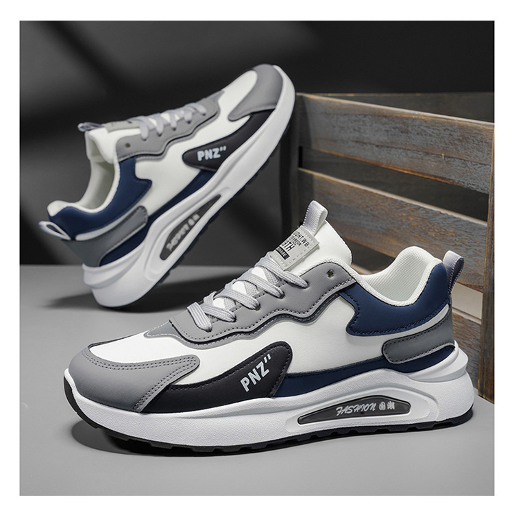 Freizeitschuhe für Herren mit Colorblocking & gepolsterter Plateausohle detail 9