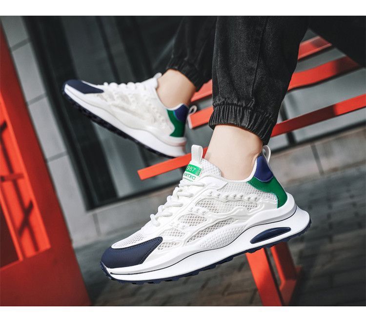 Scarpe sportive da uomo in mesh traspirante e ammortizzate detail 6