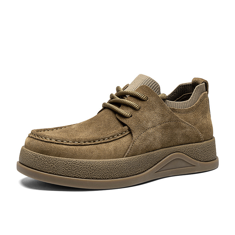 Men's Suede Cushioned Slip-On Casual Shoes 6