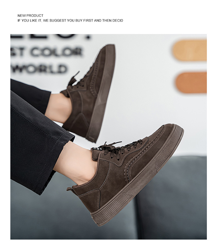 Chaussures de skate à lacets résistantes à l'usure pour hommes detail 18