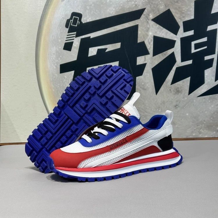 Unisex Breathable Mesh Colorblock Sneakers detail 6