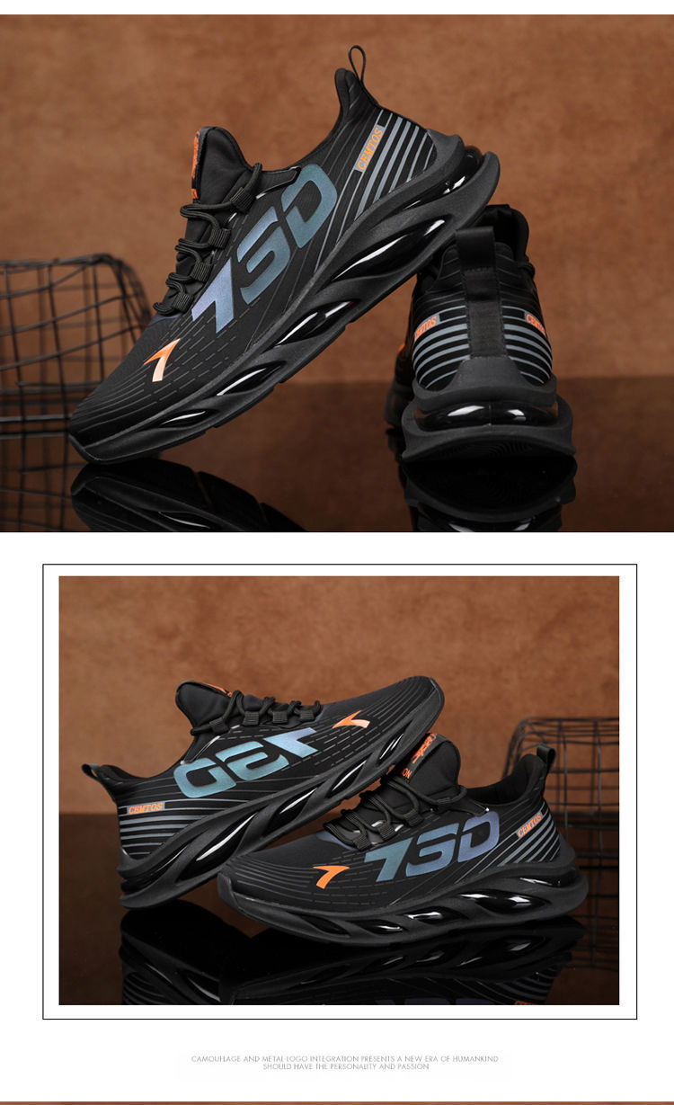 Atmungsaktive gedämpfte Laufschuhe für Herren detail 3