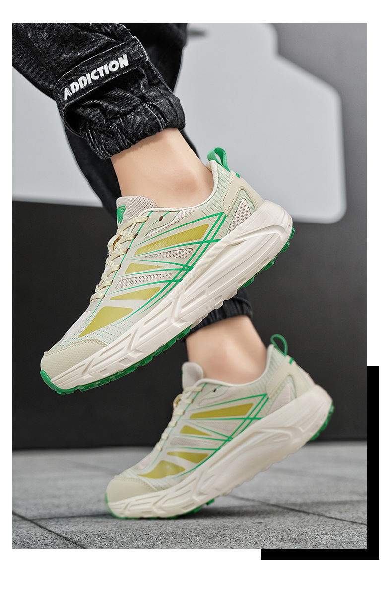 Chaussures de running à plateforme respirantes et amortissantes homme detail 1